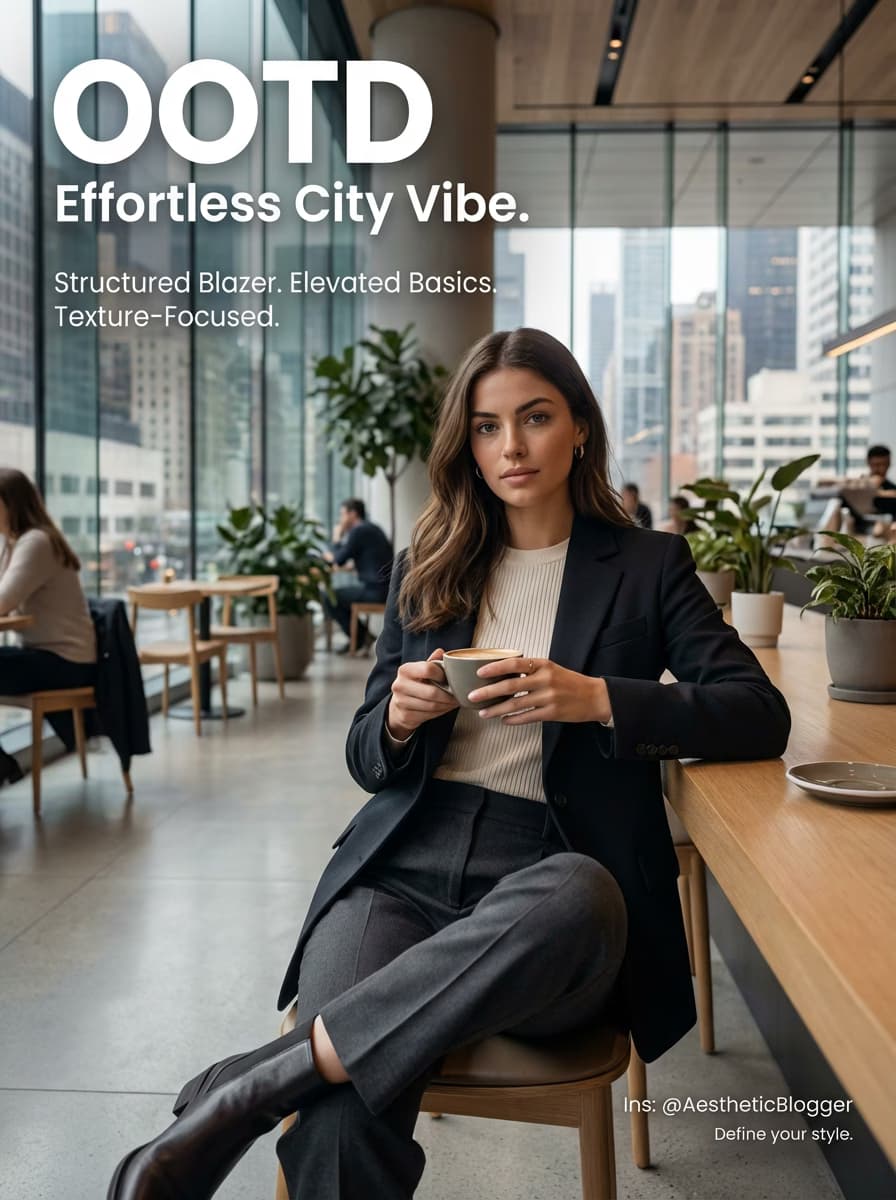 Minimalist Instagram Typography